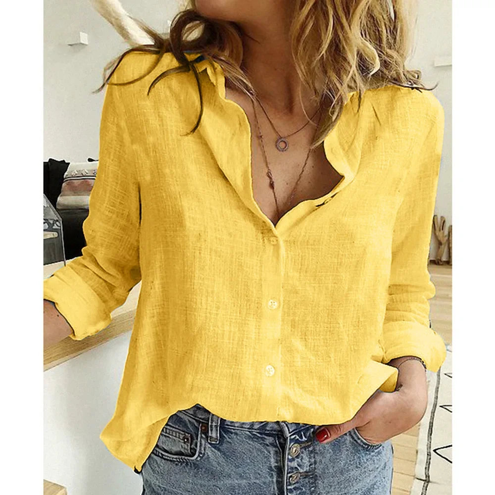 Customizable White Yellow Shirts Blouses Tailor-made T-Shirts WCS212240