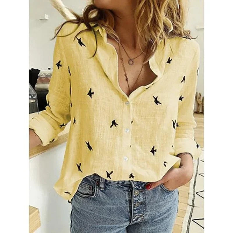 Customizable White Yellow Shirts Blouses Tailor-made T-Shirts WCS212240